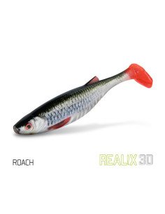Delphin Realix 3D Roauch 13cm 2Stk. Soft Lure Bait Gummifische Ultra Realistisch Raubfisch Magnet-Gummifische / Gummiköder-JJ...