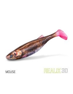 Delphin Realix 3D Mouse 13cm 2Stk. Soft Lure Bait Gummifische Ultra Realistisch Raubfisch Magnet-Gummifische / Gummiköder-JJ-...