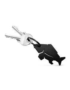 Delphin CARPENER Schlüsselanhänger 1 Stück Schwarz mit Flaschenöffner-Fishing accessories-JJ-Fishing 2