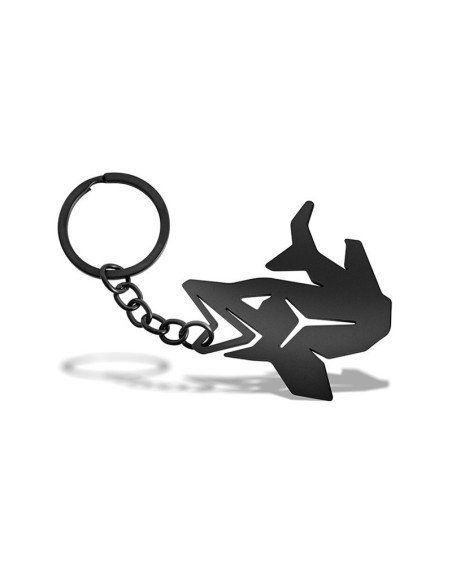 Delphin PIKENER Schlüsselanhänger 1 Stück Schwarz mit Flaschenöffner-Fishing accessories-JJ-Fishing