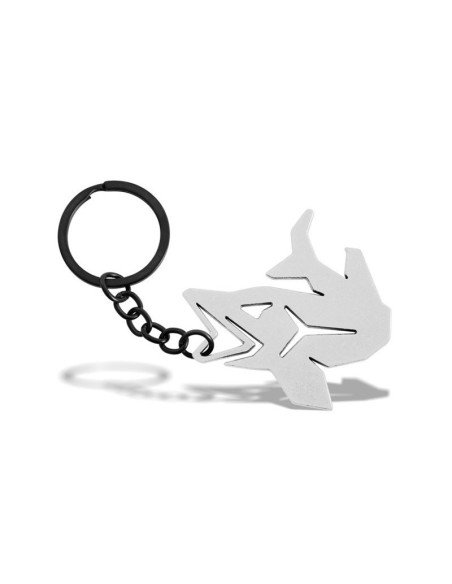 Delphin PIKENER Schlüsselanhänger 1 Stück Silber mit Flaschenöffner-Fishing accessories-JJ-Fishing