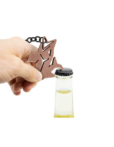 Delphin PIKENER Schlüsselanhänger 1 Stück Bronze mit Flaschenöffner-Fishing accessories-JJ-Fishing