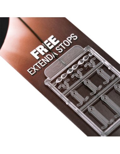 Korda N-Trap DF Rig Size 2 30lb Barbed 1 Stück Angelvorfach Extra Scharfer Wide Gape Angelhaken-Vorfächer-JJ-Fishing