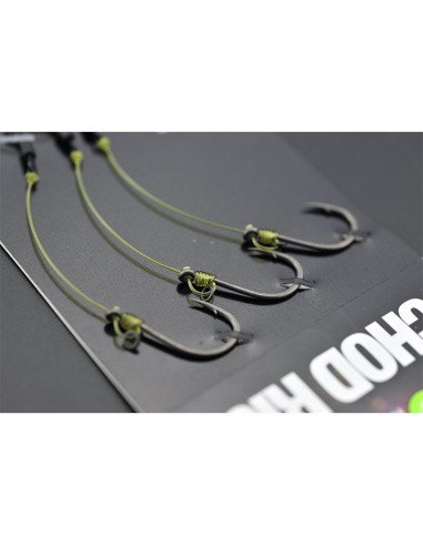 Korda Chod Rig Long Size 8 Barbed 3 Stück Ready Angelvorfach Extra Scharf Pop Up Montage-Vorfächer-JJ-Fishing