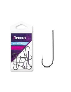 Delphin B!NEO 1/0 Cheburashka Einzelhaken Barbed 8 Stück Extra Scharf Spinnfischen-Hook & Co-JJ-Fishing 2