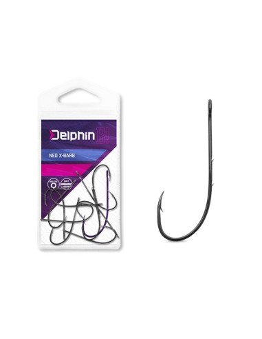 Delphin B!NEO X-BARB 4/0 Cheburashka-Haken 8 Stück Extra Scharf Spinnfisch Hooks Predator-Hook & Co-JJ-Fishing