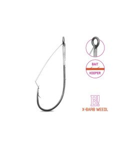 Delphin B! X-BARB WEEDL 1 Cheburashka Haken 8 Stück Krauthaken Krautschutz Gras Spinnfischen-Hook & Co-JJ-Fishing