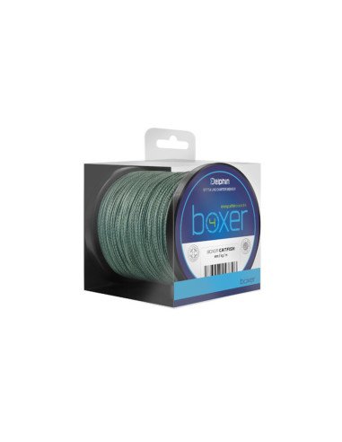 Delphin BOXER Cat 0,50mm 41,7kg 250m Grün Wels Geflochtene Hauptschnur Extra Stark-Endtackle-JJ-Fishing