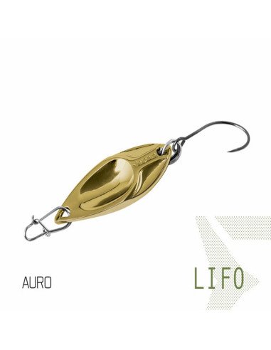 Delphin LIFO Spoon Auro 1 Stück 3,7cm 5g Hook 8 Forellen Blinker Trout Bait Spinnköder Ultra Leicht-Blinker / Spinnköder-JJ-F...