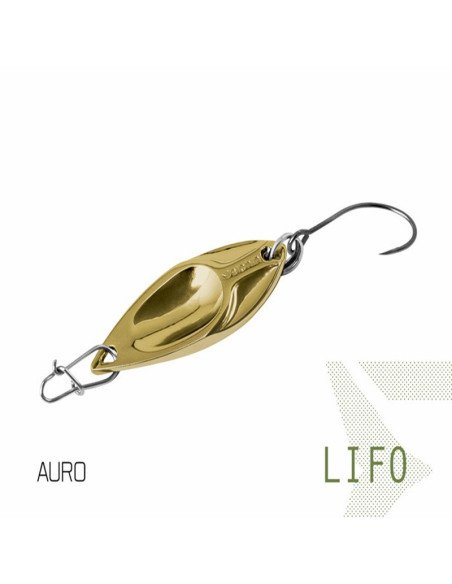 Delphin LIFO Spoon Auro 1 Stück 3,7cm 5g Hook 8 Forellen Blinker Trout Bait Spinnköder Ultra Leicht-Blinker / Spinnköder-JJ-F...
