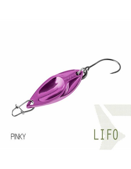 Delphin LIFO Spoon Pinky 1 Stück 3,7cm 5g Hook 8 Forellen Blinker Trout Bait Spinnköder Ultra Leicht-Turn signals / spinning ...