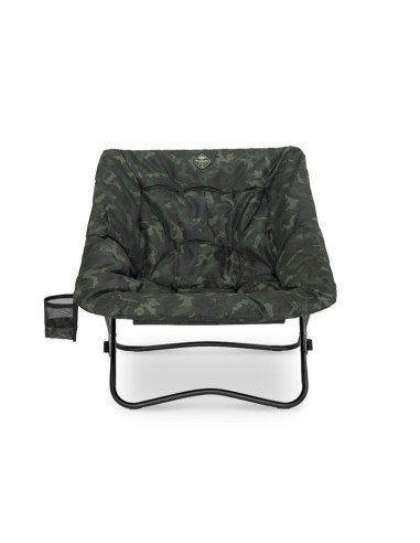 Delphin THIXER Banx Ultra Comfort Sessel Camo Angelsessel Faltbar Carp Chair-Angelliegen & Angelstühle-JJ-Fishing