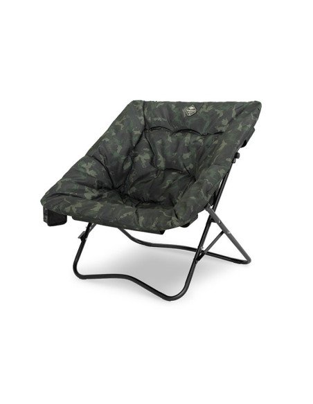 Delphin THIXER Banx Ultra Comfort Sessel Camo Angelsessel Faltbar Carp Chair-Fishing couches & fishing chairs-JJ-Fishing