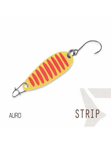 Delphin STRIP Spoon Auro 1 Stück 5cm 7,5g Hook 8 Forellen Blinker Trout Bait Spinnköder Ultra Leicht-Turn signals / spinning ...