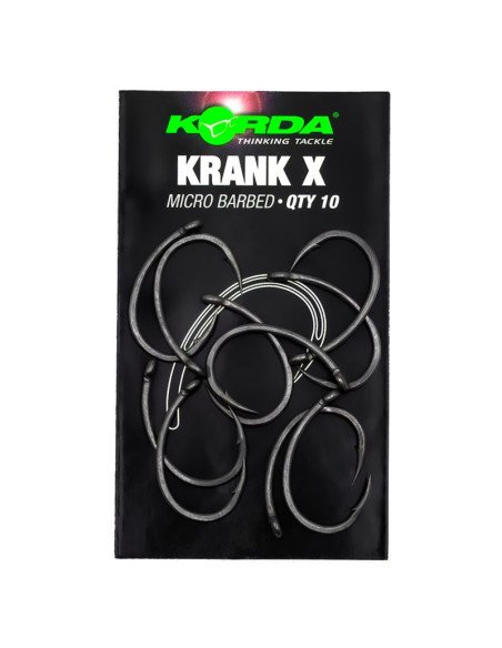 Korda Krank X Size 1 Micro Barbed 10 Stück Angelhaken Extra Scharf Ultra Stark-Hook & Co-JJ-Fishing