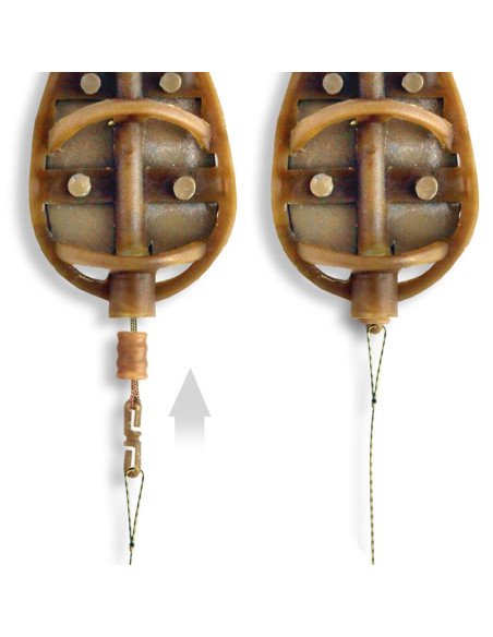 Nevis Method Quick Change Swivel L 10 Stück Schnellwechsel Wirbel Method Feeder-Vorfachmaterial & Montage-Zubehör-JJ-Fishing