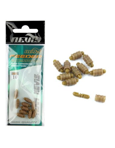 Nevis Method Quick Change Swivel L 10 Stück Schnellwechsel Wirbel Method Feeder-Vorfachmaterial & Montage-Zubehör-JJ-Fishing