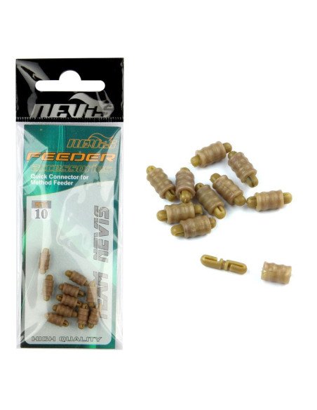 Nevis Method Quick Change Swivel L 10 Stück Schnellwechsel Wirbel Method Feeder-Vorfachmaterial & Montage-Zubehör-JJ-Fishing