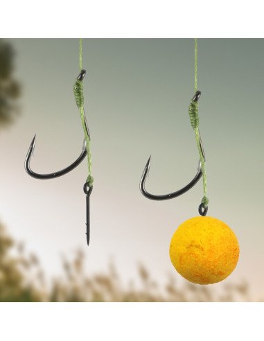 Steg Method Bait Spike 15mm 10 Stück in Transportbox Method Feeder Dorn-Endtackle-JJ-Fishing