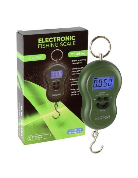 Nevis Fish Scale 45kg Angelwaage Digital-Abhakmatten & Wiegeschlingen-JJ-Fishing