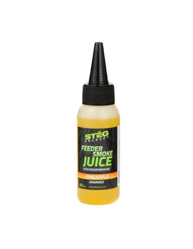 Steg Feeder Smoke Juice Pineapple 60ml Method PVA Friendly Feeder Gel Extreme Wolkenbildung-Köder-JJ-Fishing