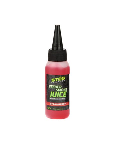 Steg Feeder Smoke Juice Strawberry 60ml Method PVA Friendly Feeder Gel Extreme Wolkenbildung-Köder-JJ-Fishing