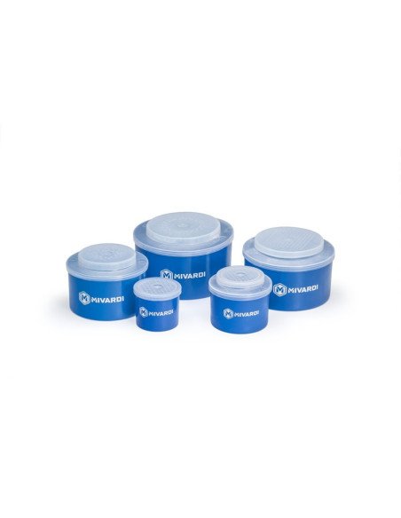 Mivardi Maggot Box Set 5 Teilig Madendosen mit perforiertem Deckel-Tackle Boxen-JJ-Fishing