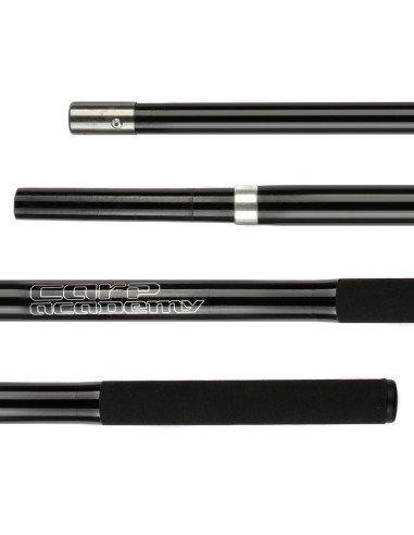 Carp Academy Carp Net Handle 180cm 2 Teilig Karpfenkescher Staab Carbon-Landing net & landing net accessories-JJ-Fishing