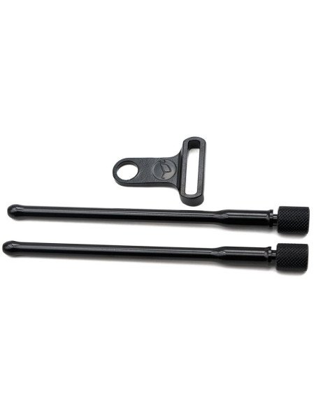 Korda Snag Bar Black 2 Stück & Halterung Angelruten Schutz-Rutenzubehör-JJ-Fishing