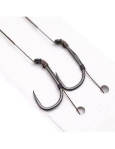 Korda Basix Hair Rigs Wide Gape 8B 18lb 2Stk. Angelvorfächer Boilie Rig Micro Barbed-Pre-Compartments-JJ-Fishing 2