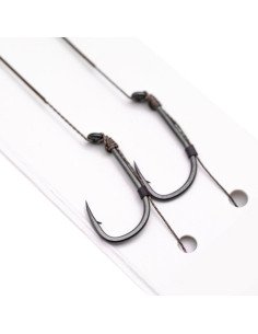 Korda Basix Hair Rig Wide Gape 4 25lb 2 Stück Micro Barbed Angelvorfächer-Vorfächer-JJ-Fishing 2