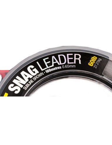 Korda XT Snag Leader 0,65mm 60lb 100m braune Schlagschnur Angelschnur-Vorfachmaterial & Montage-Zubehör-JJ-Fishing