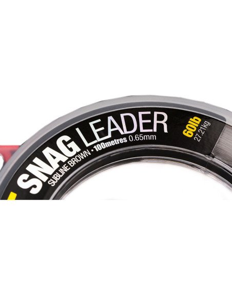 Korda XT Snag Leader 0,65mm 60lb 100m braune Schlagschnur Angelschnur-Vorfachmaterial & Montage-Zubehör-JJ-Fishing