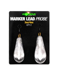 Korda Probe Marker Leads 3 & 4oz 2 Stück Markerbleie-Blei-JJ-Fishing