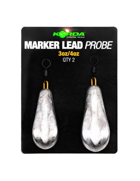Korda Probe Marker Leads 3 & 4oz 2 Stück Markerbleie-Blei-JJ-Fishing