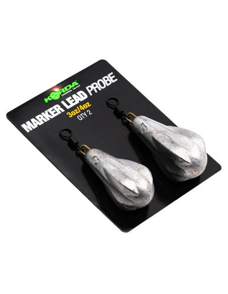 Korda Probe Marker Leads 3 & 4oz 2 Stück Markerbleie-Blei-JJ-Fishing