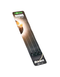 Korda Boom 5.5 Inch Loop Kombi-Rig Hook Link 25lb 3Stk. Angelvorfach Fluorocarbon-Pre-Compartments-JJ-Fishing