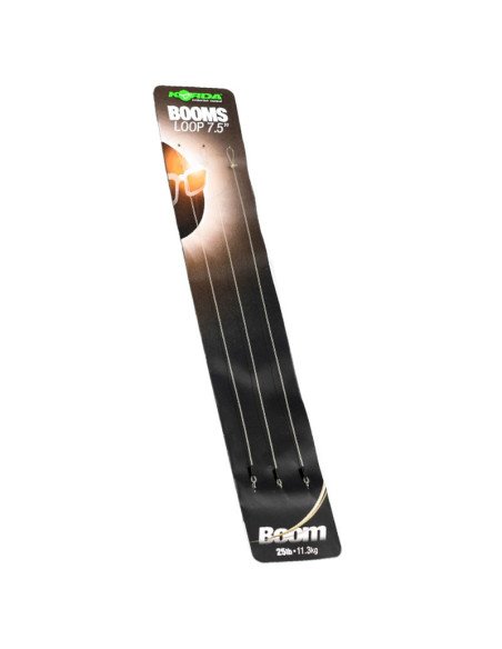 Korda Boom Loop 19cm 25lb 3 Stück Angelvorfach Fluorocarbon-Vorfächer-JJ-Fishing
