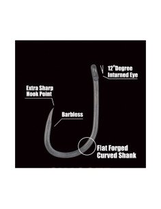 Gamakatsu G-Carp Specialist RX BL Größe 8 Barbless 10 Stück extrem robuster Schonhaken-Hook & Co-JJ-Fishing 2