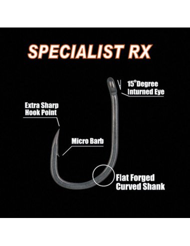 Gamakatsu G-Carp Specialist RX Größe 6 Micro Barb 10 Stück extrem robuster Schonhaken-Hook & Co-JJ-Fishing
