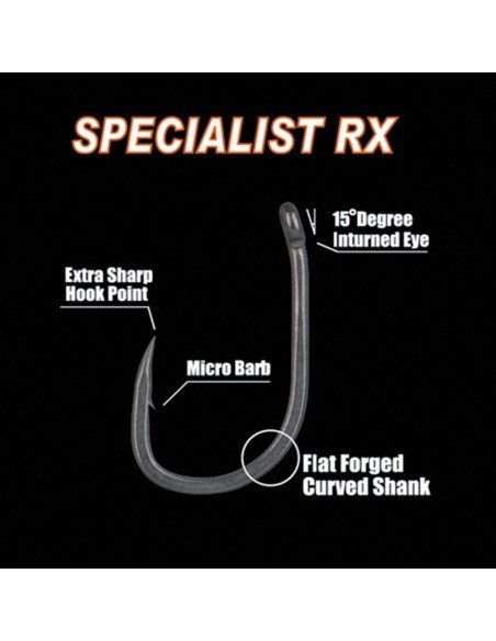 Gamakatsu G-Carp Specialist RX Größe 8 Micro Barb 10 Stück extrem robuster Schonhaken-Hook & Co-JJ-Fishing