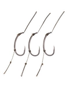 Korda Loop Rigs Klor Size 2 50lb 3 Stück Kombi-Rig Ready tied Hook Sections Angelvorfach-Vorfächer-JJ-Fishing 2