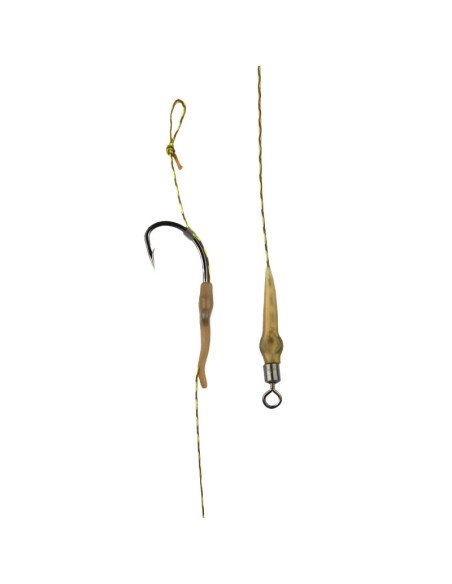 Carp Academy Line Aliger Rig Größe 4 25cm 25lb 2 Stück Karpfenvorfach-Pre-Compartments-JJ-Fishing