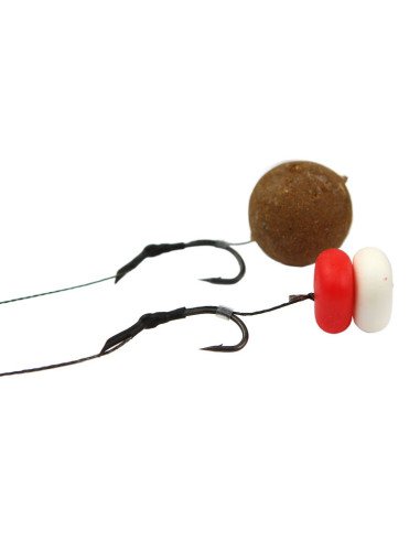 Carp Academy Line Aliger Rig Größe 4 25cm 25lb 2 Stück Karpfenvorfach-Pre-Compartments-JJ-Fishing