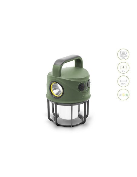 Delphin MULTIX Campinglampe 3,7 V Weiß-, Gelb- und Grünlicht mit Powerbank - Fuktion-Tent lamps-JJ-Fishing