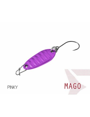 Delphin MAGO 2g 2,4cm PINKY Hook 8 Spoon Forellen Blinker Spinnköder Barschköder-Blinker / Spinnköder-JJ-Fishing