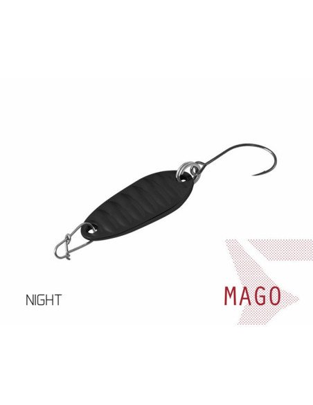 Delphin MAGO 2g 2,4cm NIGHT Hook 8 Spoon Forellen Blinker Spinnköder Barschköder-Turn signals / spinning baits-JJ-Fishing