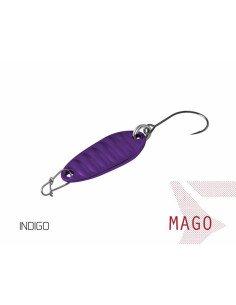 Delphin MAGO 2g 2,4cm INDIGO Hook 8 Spoon Forellen Blinker Spinnköder Barschköder-Turn signals / spinning baits-JJ-Fishing