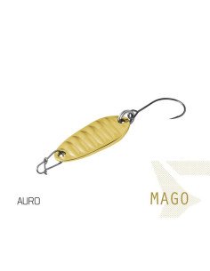 Delphin MAGO 2g 2,4cm AURO Hook 8 Spoon Forellen Blinker Spinnköder Barschköder-Blinker / Spinnköder-JJ-Fishing