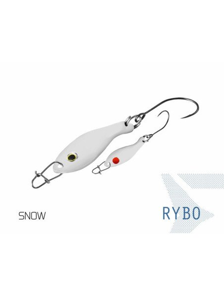 Delphin RYBO 0.5g 2,5cm SNOW Hook 8 Spoon Forellen Blinker Spinnköder Barschköder-Blinker / Spinnköder-JJ-Fishing